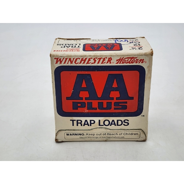 Partial Box of Winchester Western AA Plus 12 Gauge Trap Loads