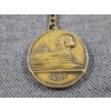 Image 2 : Egypt Themed Keychain Coin/Token ~ Unique Collectible Piece!