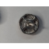 Image 8 : Sterling Silver Wedding Band (Size 12) & Pave-set Diamond Stud Earrings - Total Weight: 7.1g