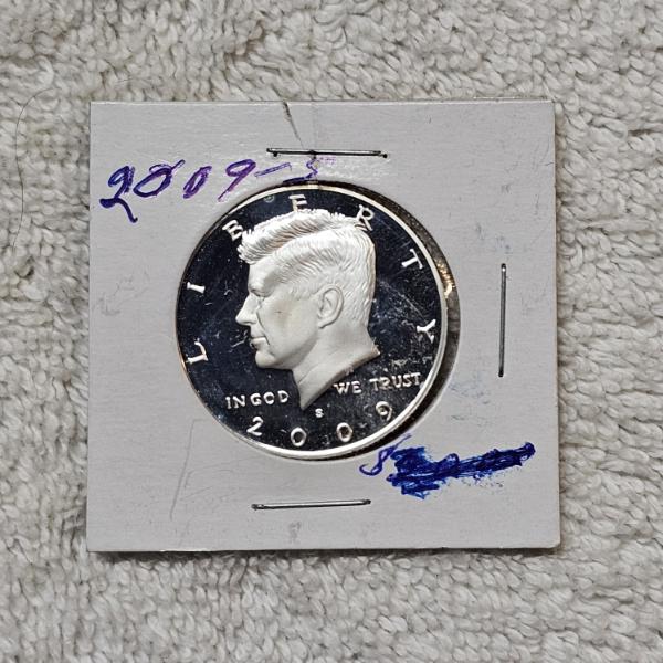 2009-S Kennedy 90% Silver Half Dollar Proof FV: $.50