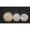 Image 1 : 1923-S Silver Peace Dollar & (2) Kennedy Half Dollars 1971, 2001
