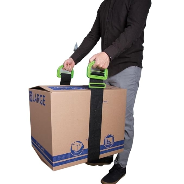 (2) Easy Lift Moving Strap for Lifting and Moving  Furniture Straps