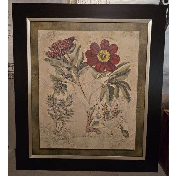 Floral Peony Wall Art - 30x34 - 2 of 2