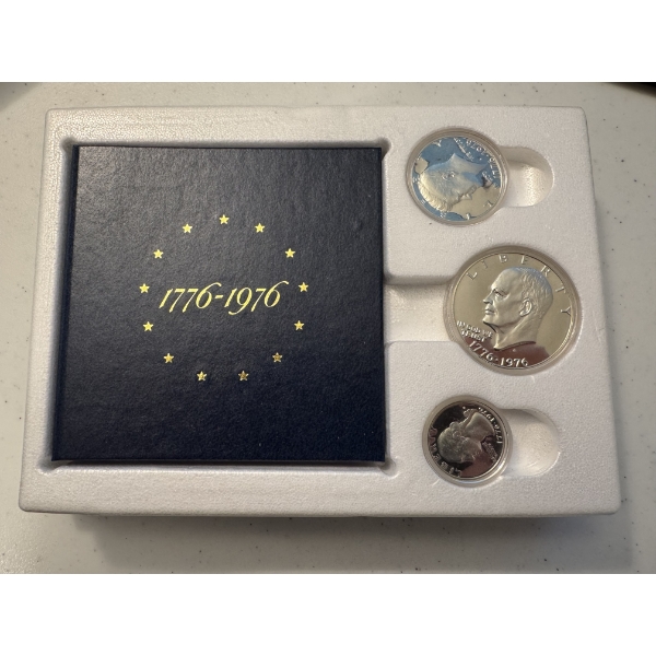 1776 -1976 Bicentennial Silver Mint Set - Mint Condition
