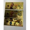 Image 2 : Peanuts "100" Dollar Goild Foil Notes - 3 Total - Lucy - Charlie Brown - Snoopy 