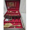 Image 1 : Gold Colored Silver Plated Silverware Set