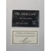 Image 1 : Pyromet 1 Troy Oz .999 Fine Silver Card With COA