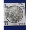 Image 2 : 1886 Morgan Silver Dollar - Proof Like - BU GEM - Mint Condition!