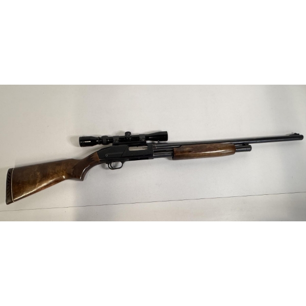 New Haven by Mossberg Model 600AST "Country Squire" 12 Ga. Pump Action Shotgun w Golden Antler Scope