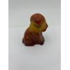 Image 1 : Adorable Degenhart Uranium Glass Dog Figurine - Fantastic - ~2.5 inches