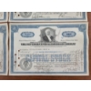 Image 5 : Lot of Four 1930's & 40's New York Central Railroad Company 100 Shares Stock Certificates 