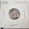 Image 3 : Two United States 90% Silver Mercury Dimes: 1943 & 1945