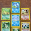 Image 3 : Seven Assorted Vintage 1st Edition Pokemon Trading Cards 
