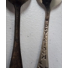 Image 4 : x2 Sterling Silver Souvenir Spoons: Detroit Michigan & Movieland Wax Museum TW: 19.9g