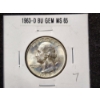 Image 2 : Three Brilliant Uncirculated 90% Silver Washington Quarters - Face Value $0.75