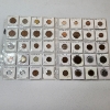 Image 1 : Two Binder Pages Filled with Assorted World Coins: Ireland, Russia, Great Britain, Isreal, & More! 
