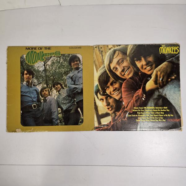 The Monkees Double Album Set: "The Monkees" (1966) & "More of the Monkees" (1967) Vinyl Records
