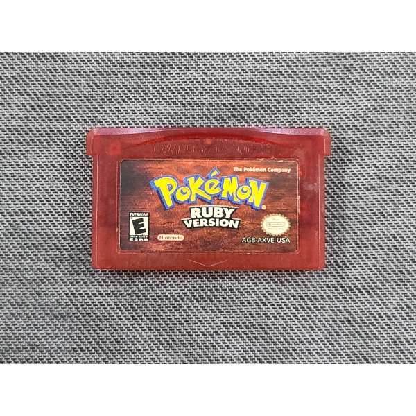 Game Boy Advance Original Pokemon Ruby Version 
