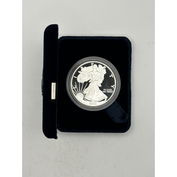 2003-W Proof American Silver Eagle with U.S. Mint Box & COA