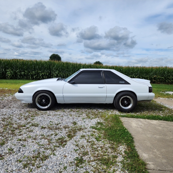 FULLY CUSTOM White 1990 FORD MUSTANG 2D Hatchback RACING CAR ~ SEE DETAILS ~ INCREDIBLE MUSTANG