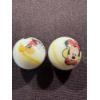 Image 4 : Rare Vintage Mickey & Minnie Mouse Disney Advertising Marbles - Exceptional Condition