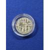Image 2 : 1959 Isreal 5 Lirot Commemorative Replica Silver Coin - In Capsule