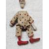 Image 7 : 3 Vintage Wooden Clown Dolls 