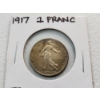 Image 2 : 1917 France 1 Franc Coin 83.5% Silver ASW: .1342oz