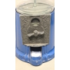 Image 8 : Vintage Style 15" Gumball Machine Featuring A Blue Cast Metal Base With Glass Globe