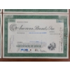 Image 5 : Lot of Four American Brands Inc. Assorted Stock Certificates 