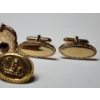 Image 4 : Assorted Costume Gold-Tone Cufflinks and Pin