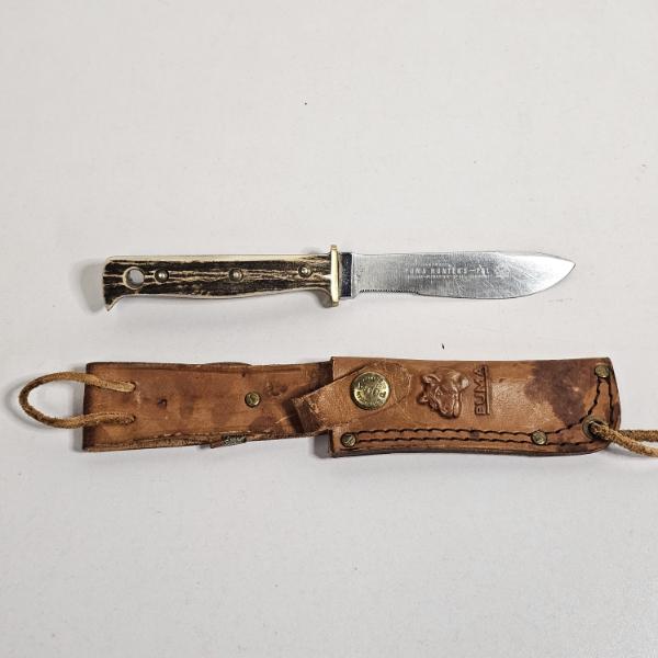 Vintage Puma Hunters Pal (Model 6397) Fixed-Blade Knife with Leather Sheath