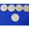 Image 2 : U.S. Silver Coins: Franklin & Kennedy 1/2's, Washington Quarters, Mercury & Barber Dime