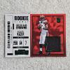 Image 1 : 2017 Panini Contenders DeShone Kizer Cleveland Browns Rookie Ticket Swatches No. SW-4 Trading Card