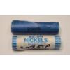 Image 1 : $2 Roll Of 2000-D Jefferson Nickels & $2 2025-P Bank Wrapped Roll Of Jefferson Nickels - FV: $4