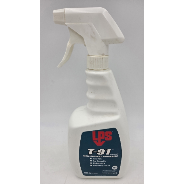 New 28oz LPS T-91 Non-Solvent Degreaser Spray
