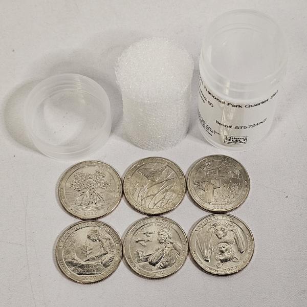 Littleton Coin Company Collector Set ft. 6 Uncirculated America the Beautiful Quarters FV: $1.50