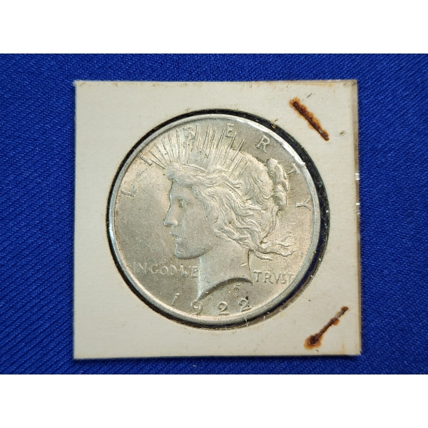 1922 Silver Peace Dollar - 90% Silver U.S. Dollar
