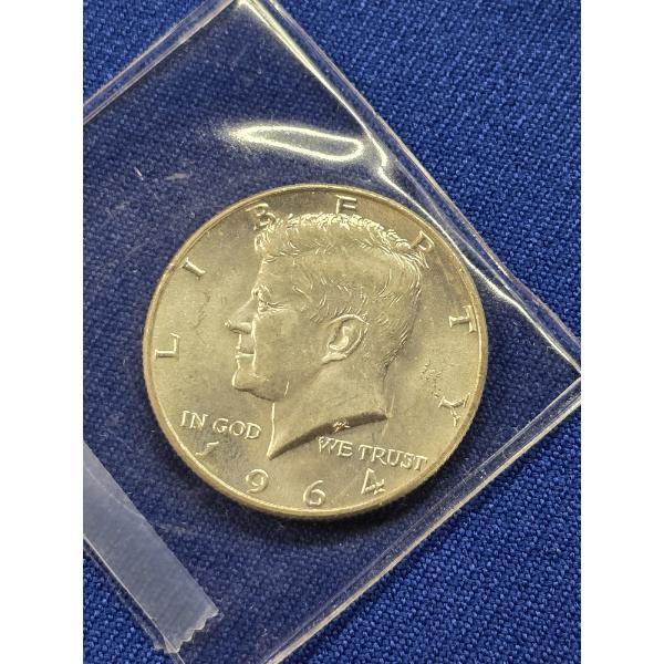 1964- D Kennedy Half Dollar - High-Grade Coin