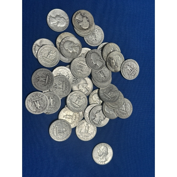Assorted 90% Silver Quarters - $10 Face Value