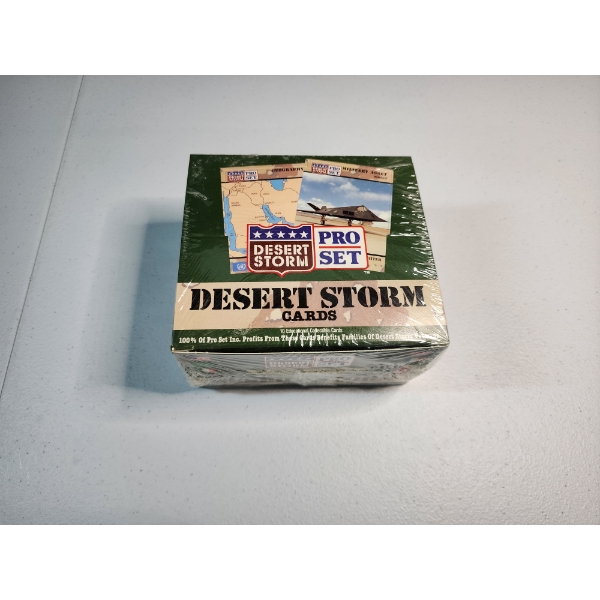 Sealed 1991 Pro Set Dessert Storm Collectible Trading Card Set