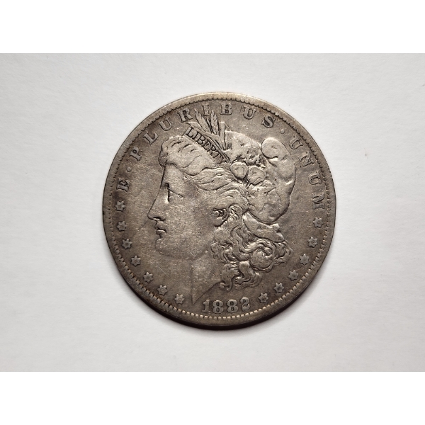 RARE VAM 3 United States 1882-O/S Morgan Silver Dollar Featuring "O" Over "S" Mint Mark 