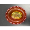 Image 5 : Degenhart Glass Hen on Nest - Orangish/Red color - ~2 inches 