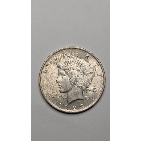 United States 1923-P 90% Silver Peace Dollar 
