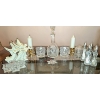 Image 1 : Assorted Cut Glass Items incl Salt and Pepper Shakers, Decanter and More