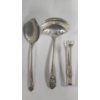 Image 1 : (3) Sterling Silver Queen's Lace Pattern Serving Pieces By International Silver - Weight: 106.3g