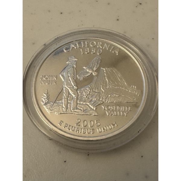 1850 California Statehood One Ounce .999 Fine Silver Coin - Mint Condition - 2005 Limited Production