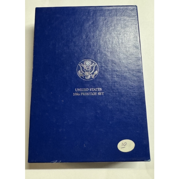 1986 United States Prestige Set- Assorted Coins- Incredible Condition 