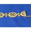 Image 3 : Stunning 14K Yellow Gold Detail Antique Bracelet - Adjustable to 10in - TW: 15.1 grams