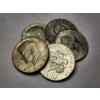 Image 1 : Five 40% Silver Kennedy Half Dollars - $2.50 Face Value